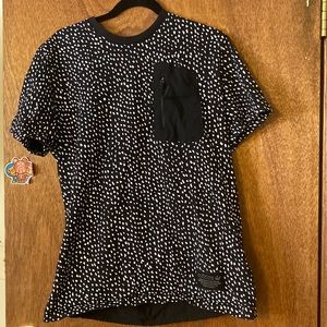 Adidas black and white shirt